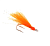 ''Муха'' коза оранжевая двойник крючок N №3 с люрексом