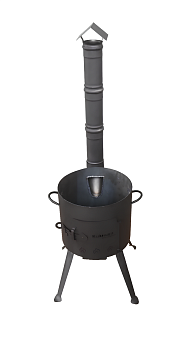 Учаг №2 для казана 9л с трубой